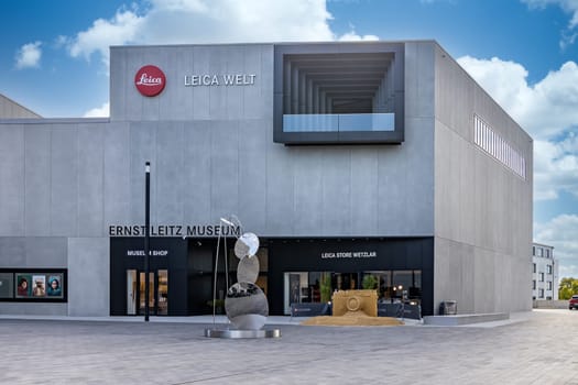 WETZLAR, GERMANY - 2021-10-01: ERNST LEITZ MUSEUM - Industrial part of Wetzlar, Headquarter from Leica factory.