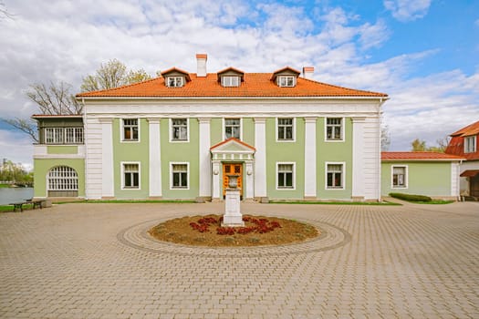 The Lakeshore or Old Palace in Aluksne..Built between 1793 and 1794. Latvia