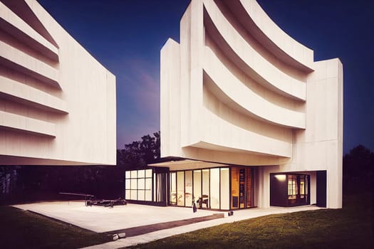 Illustrative image of a modern residential building