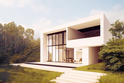Illustrative image of a modern residential building