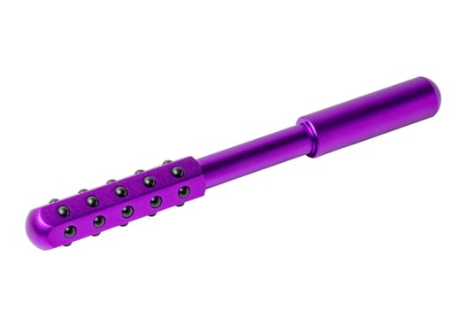 Germanium stone massage roller for face, eyes and body promotes blood circulation and metabolism. Clipping path. Anti-Aging, Improve and firming the skin. Beauty concept.