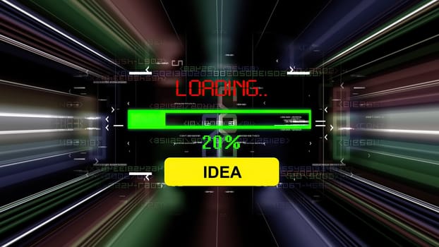 Idea loading progress bar on the screen,Idea loading progress bar on the screen