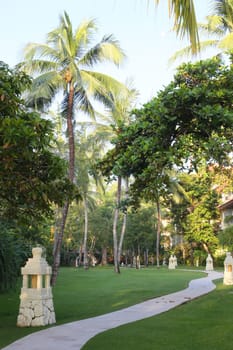 A beautiful and luxurious hotel resort in Indonesia