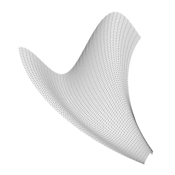 Wireframe mesh polygonal element for adv or others purpose use