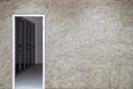Walls and doors and space design concept