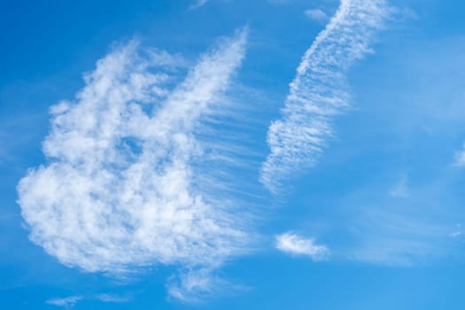 Light cloud with blue sky background or cloudscape