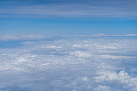 Light cloud white with blue sky background