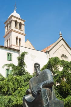 Statue of the Croatian king Petar Kresimir IV