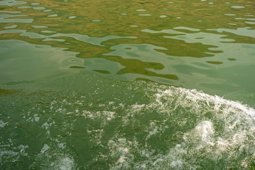 Water splattered on the river or lake