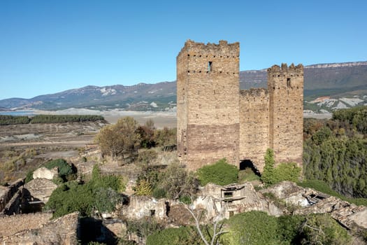 Ruesta village abandoned since 1959, today the heritage recovery work carried out earned the Hispania Nostra Award in May 2021 for the village rehabilitation project, remains of the castle