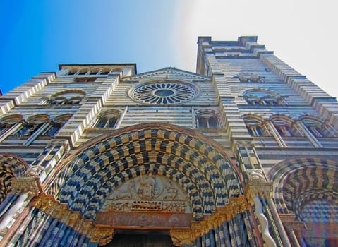 Cathedral of San Lorenzo in Genoa, Italy