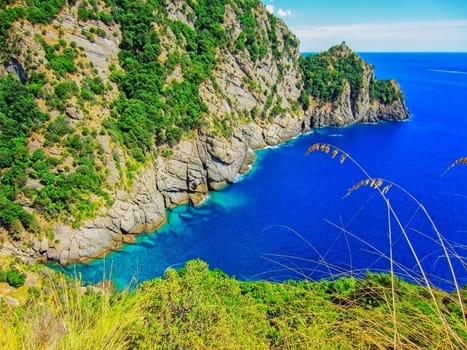 Coast of Italy in Liguria