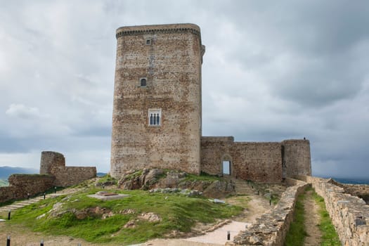 Stronghold of Feria, Badajoz, Spain. One of the most remarkable castle in Extremadura