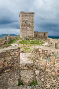 Stronghold of Feria, Badajoz, Spain. One of the most remarkable castle in Extremadura
