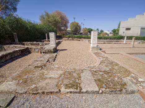 Hospital-Guesthouse archeological remains, Merida, Spain. 6th Century AC building from vsigothic times