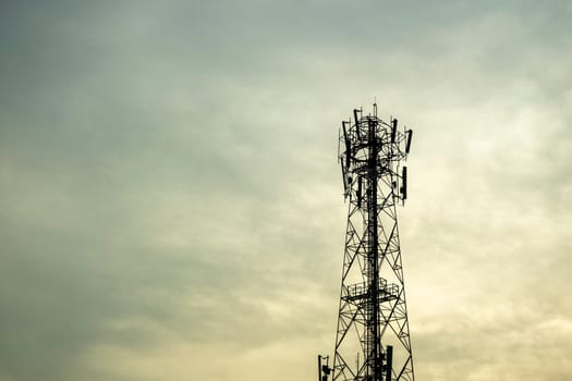 Mobile phone communication tower transmission  signal  leash