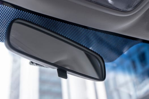 Rear view mirror car  in the car