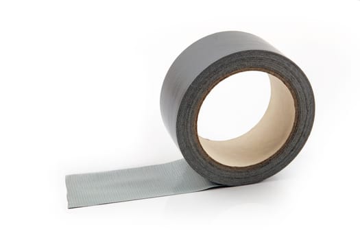 Roll of a dhesive Tape isolated over white background