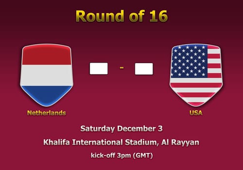 Concept 3d illustration round of 16 teams of World Cup Qatar 2022 championship.