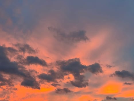 Evening atmosphere in Taunusstein with irradiated clouds. Evening mood in Taunusstein with irradiated clouds.