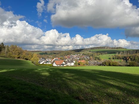 Autumn landscapes in Taunusstein are of a special idyll.  Autumn landscapes in Taunusstein are particularly idyllic.