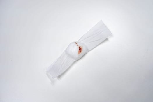 Used bandage medical sick infected aid care