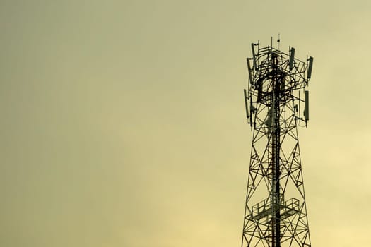 Mobile phone communication tower transmission  signal  leash