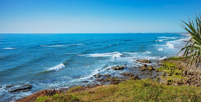 Ocean view from Point Arkwright lookout, Sunshine Coast, Queensland