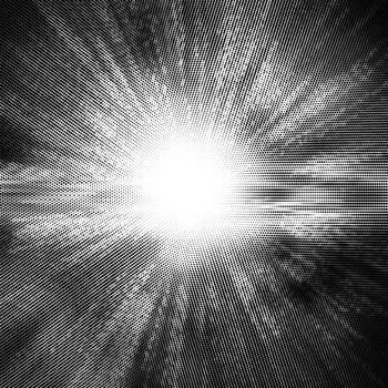 Halftone Pattern. Set of Dots. Dotted Texture on White Background. Overlay Grunge Template. Distress Linear Design. Fade Monochrome Points. Pop Art Backdrop.