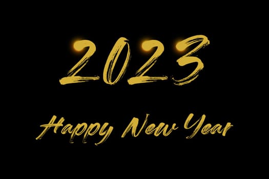 3D illustration concept New Year 2023 background design. Greeting Card, Banner, Poster.