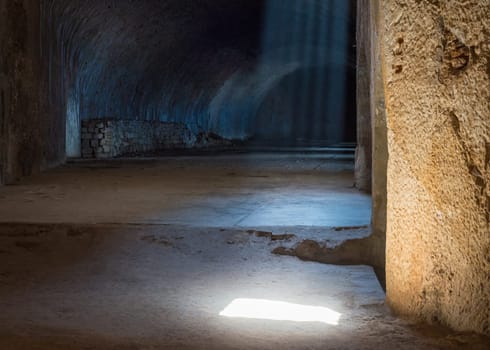 Vault at Saint Nicholas fortress in Sibenik, Croatia