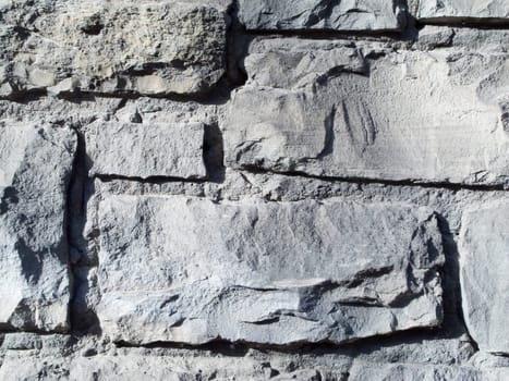 format-filling detail view of weathered brick limestones