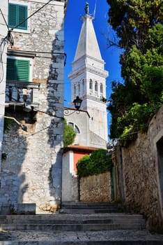 Old town of Rovinj on Istrian peninsula, Croatia