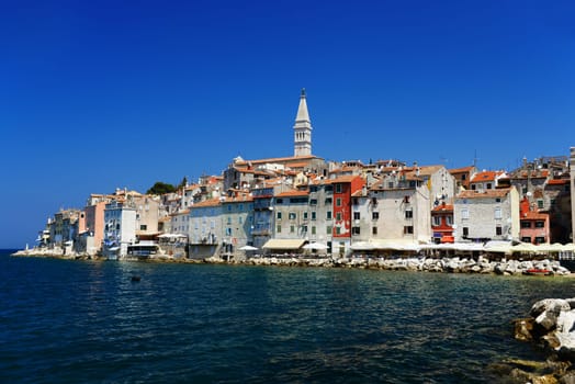 Old town of Rovinj on Istrian peninsula, Croatia