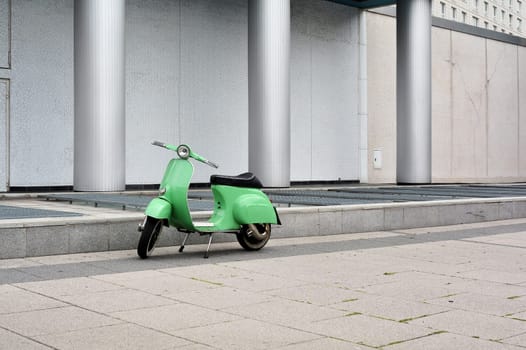 Vespa by the roadside in Berlin