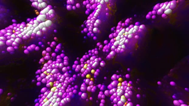 Abstract bubbles. Computer generated 3d render