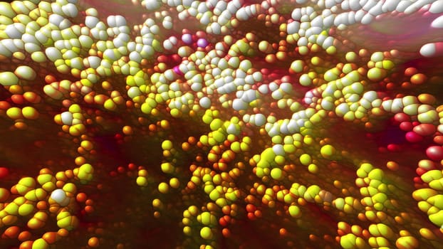 Abstract bubbles. Computer generated 3d render