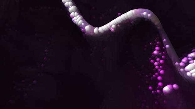 Abstract bubbles. Computer generated 3d render
