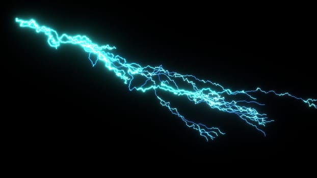 Lighting bolt. Computer generated 3d render