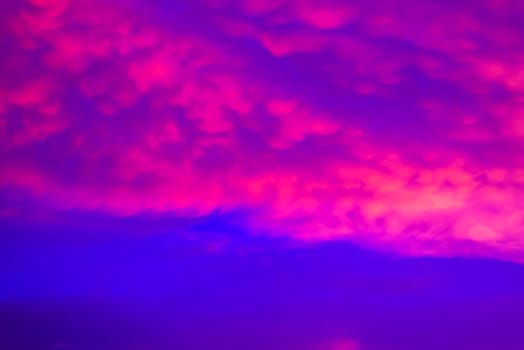 Abstract and pattern of cloud sky, Velvet violet, Velvet Purple, Trend color of the year background, Pattern of colorful cloud and sky sunset or sunrise: Dramatic sunset in twilight, Beautyful of sky