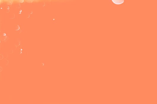 Light abstract dark bokeh christmas circle color glitter blurred black background, Calming coral, Orange, Trend color of the year background