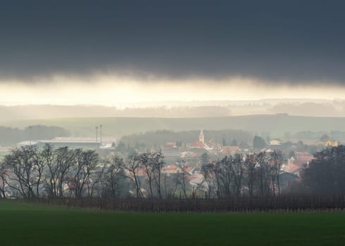 village of ritzing in Burgenland, Austria