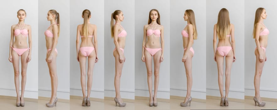 Polaroids of models for modeling agency, with no processing and retouching