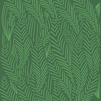 Seamless tropical leaves wallpaper, luxury nature leaves, golden banana leaf line design, hand drawn outline design for fabric, print, cover, banner and invitation, vector illustration.