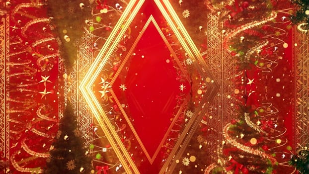 3D illustration Background for advertising and wallpaper in festival  and Christmas scene. 3D rendering in decorative concept.