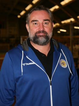 sportlicher Leiter Stephan Swat (EHV Aue)Handball DHB 3. Liga Herren Ost Saison 2022-23 14.Spieltag SC Magdeburg II – EHV Aue am 02.12.2022 in Magdeburg