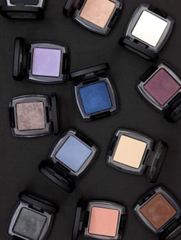 A close up shot of makeup and cosmetics