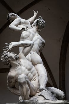 The Rape of Proserpina, Renaissance statue by Giambologna, Florence, Italy