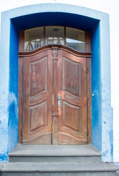 Old Building with old door in Treis-Karden, Rheineland-Palatinate, Germany