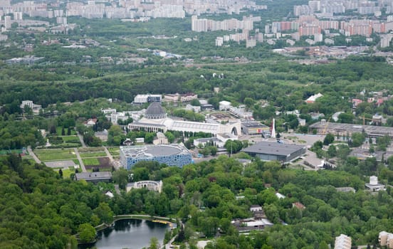 View of Moscow from a height of 337 meters